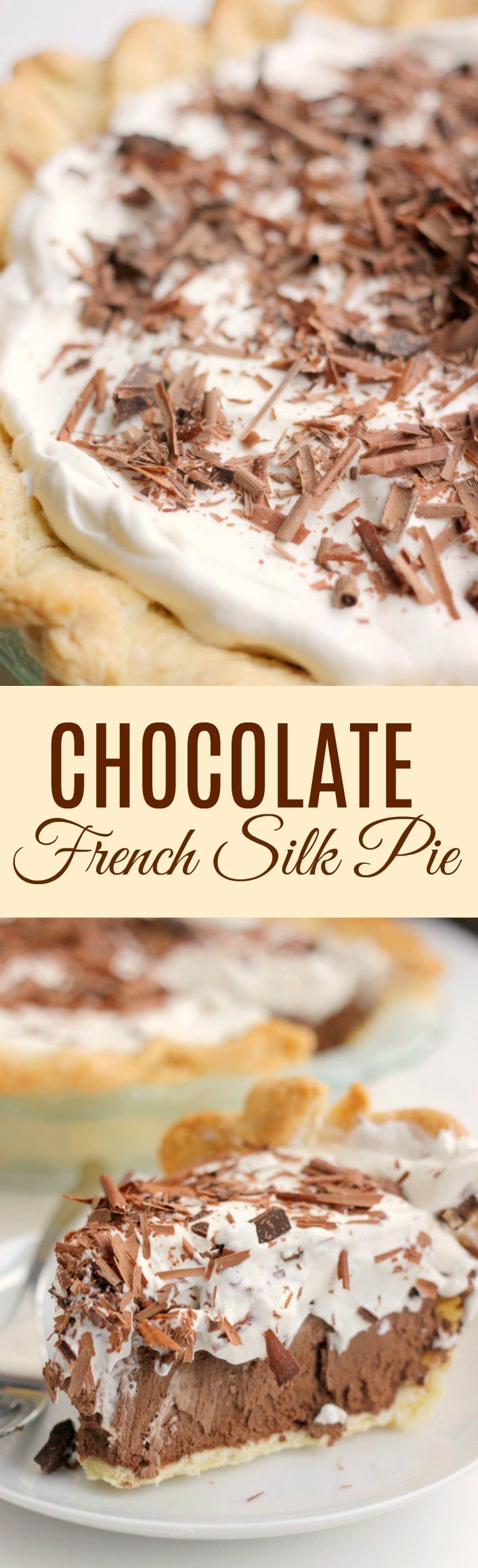 Easy Chocolate French Silk Pie Recipe