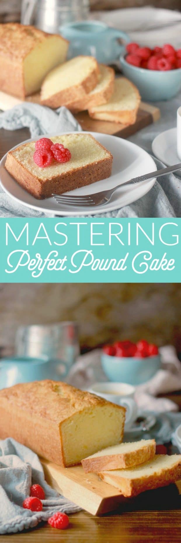 Creating the perfect pound cake requires just a little attention to detail! This classic pound cake is buttery, rich, and moist. The simple flavor of butter and vanilla is an excellent canvas to pair with fresh berries or use this as an excellent base recipe for creating endless other flavors. 