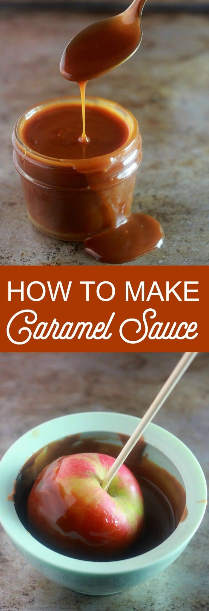 Learn the easy process of how to make caramel sauce with only four ingredients and less than 20 minutes! This sauce can be used as a dip, an ice cream topping, or a coating for caramel apples, and so much more! 
