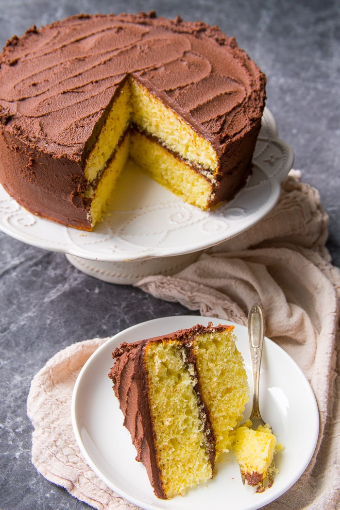 Fluffy Classic Yellow Cake Recipe Baker Bettie
